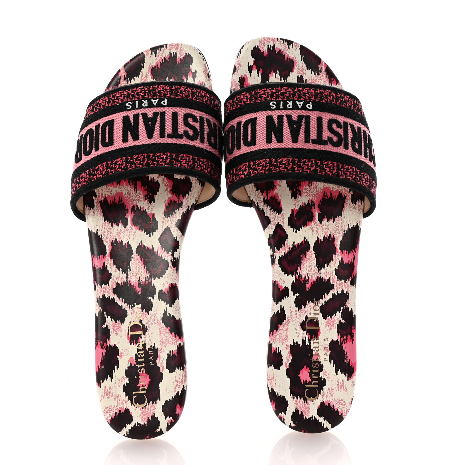 Canvas Mizza Embroidered Dway Mules Slide