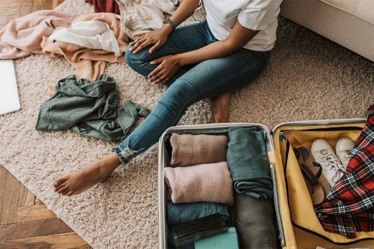 Which items from your wardrobe are necessary to pack while traveling?