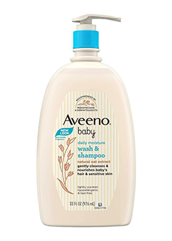 Baby Shampoo and Body Wash: Aveeno Baby Wash & Shampoo