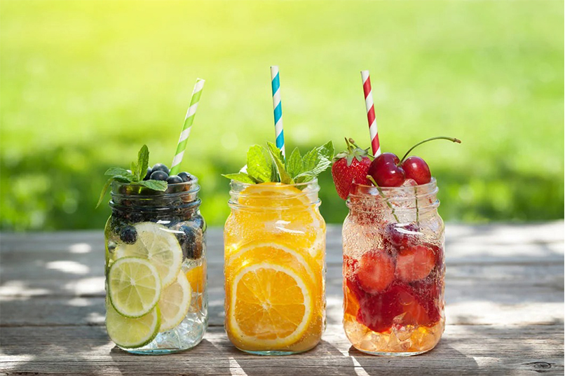 Refreshing summer drinks