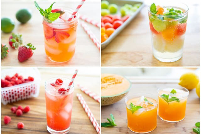 Refreshing summer drinks