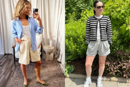 Testing trending fashion hacks.