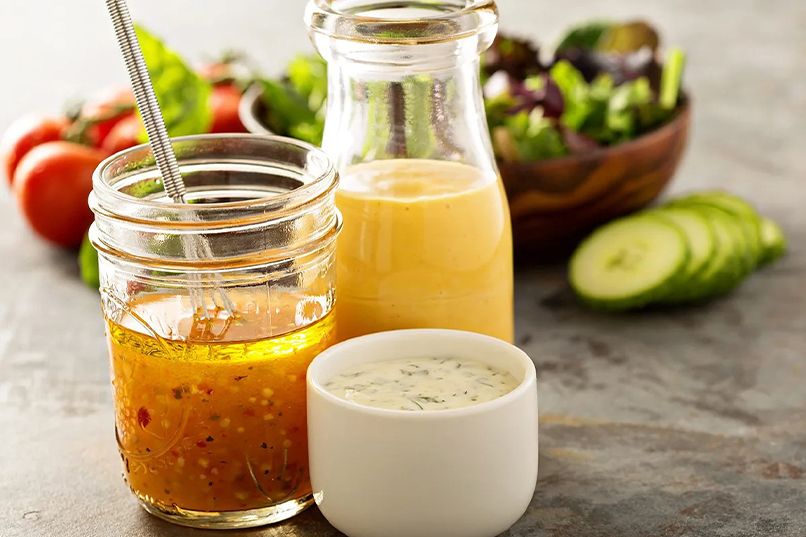 Salad dressings that taste awesome.